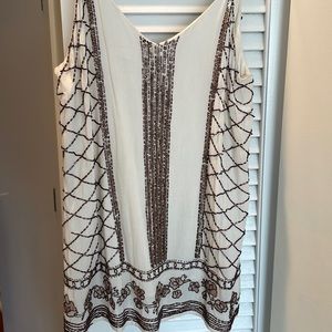 Rahi Cali Beaded Tank, Size Small